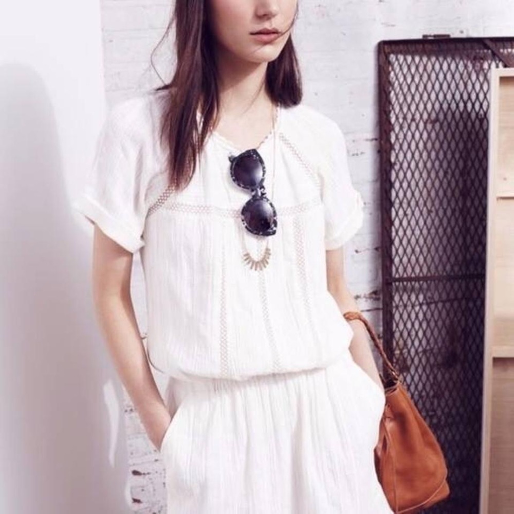 Madewell White Summerhouse Boho Beach Dress